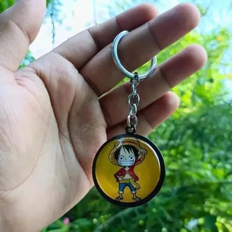 Monkey D. Luffy Double-Sided Keychain