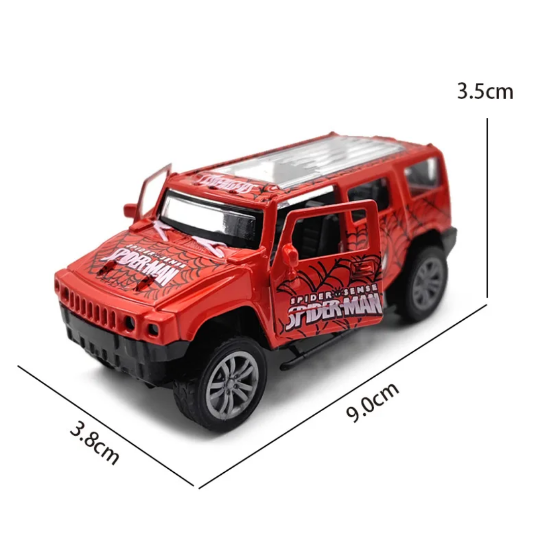 Marvel-Inspired Hummer Toy Car Keychain