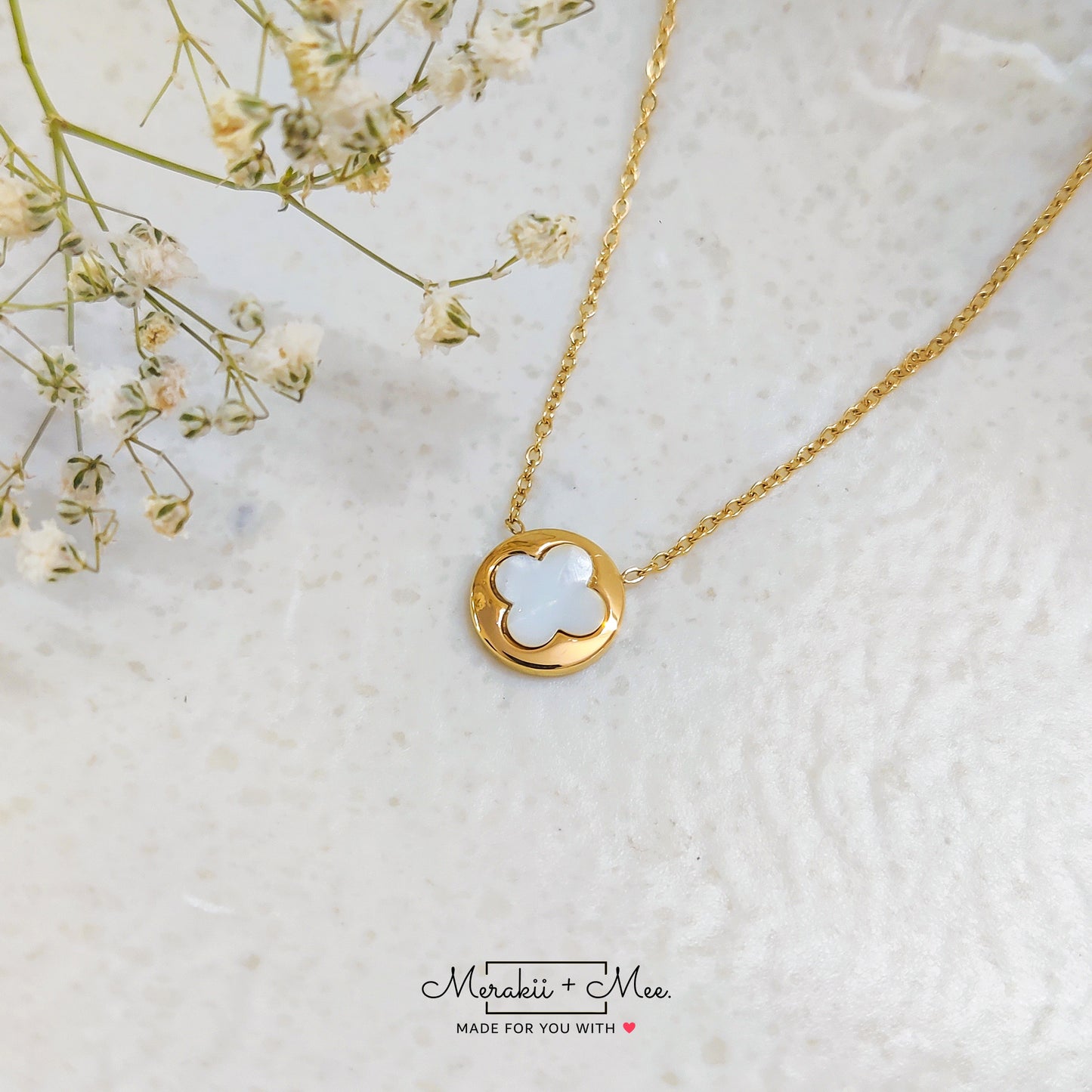 Dainty Clover Necklace