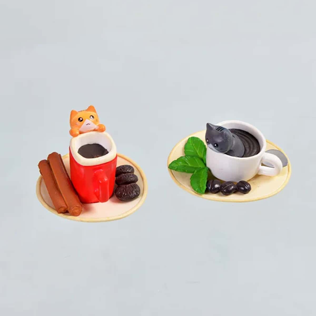 Meowccino Cat Coffee Doll Keyring