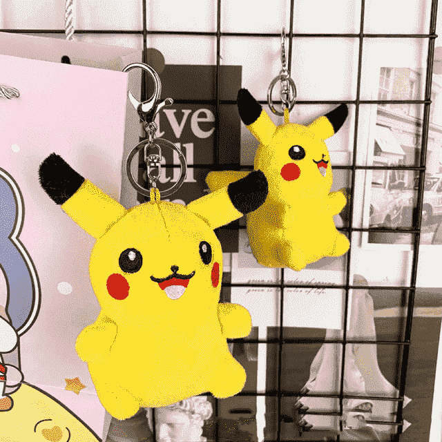 Pikachu Soft Toy Keychain