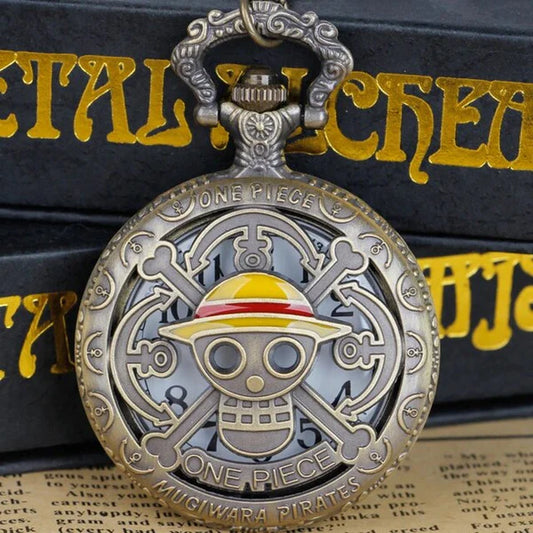 One Piece Pocket Watch Keychain