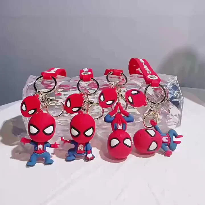 Funky Spiderman 3D Keychain