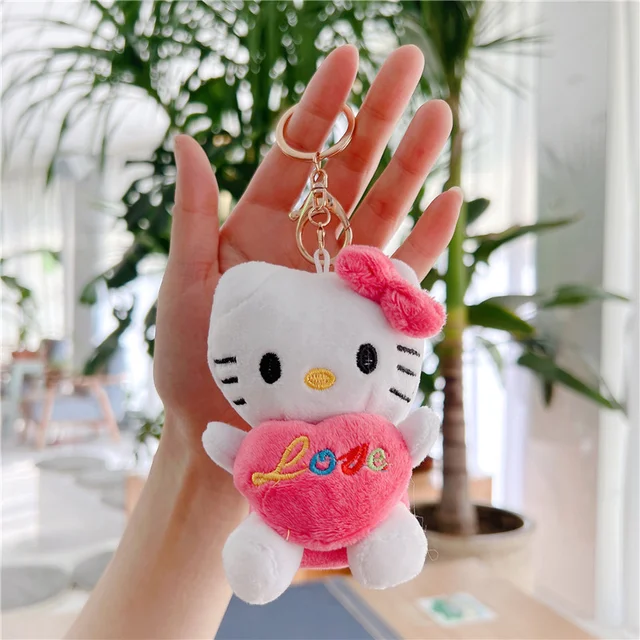 Hello Kitty Plush Soft Toy Cute Keychain