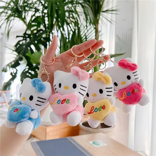 Hello Kitty Plush Soft Toy Cute Keychain