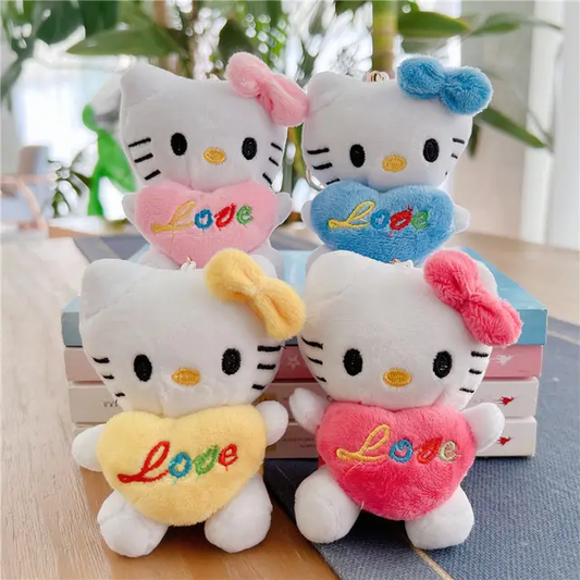 Hello Kitty Plush Soft Toy Cute Keychain