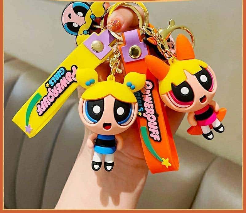 Powerpuff Girls Strap Keychains