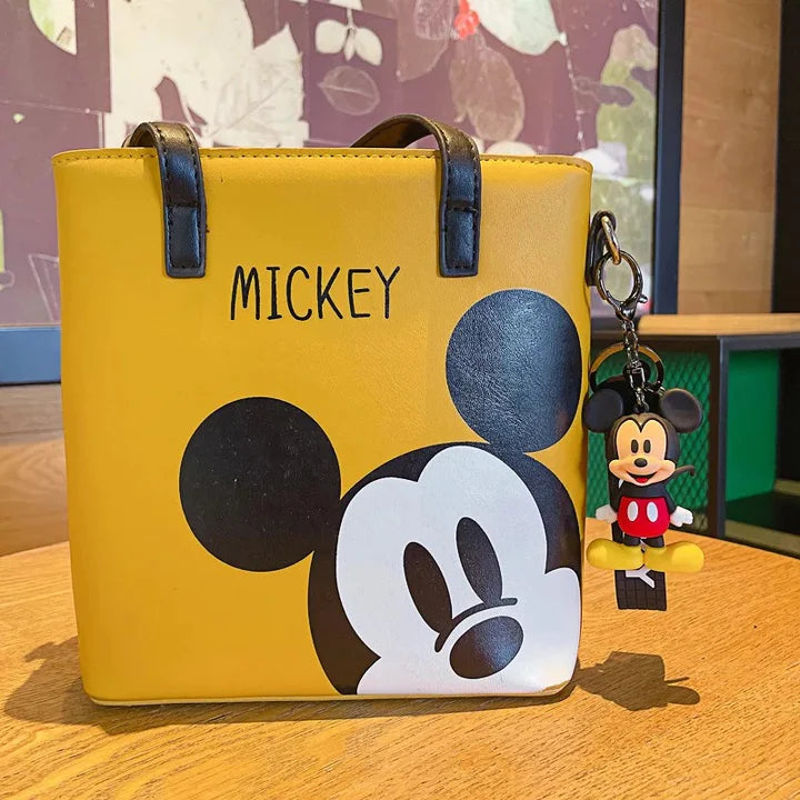 Mickey & Minnie 3D Rubber Keychain with Hook and Strap