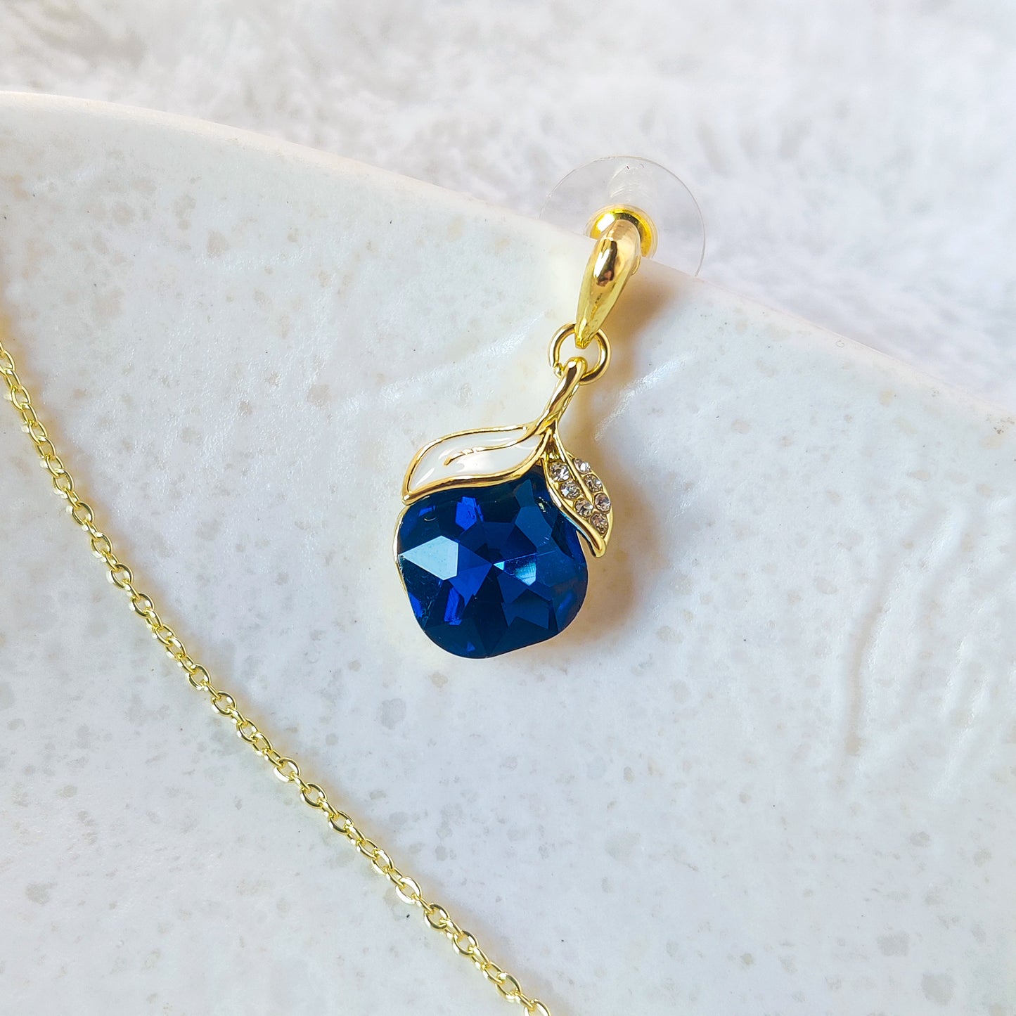 Midnight Blue Crystal Jewelry Set