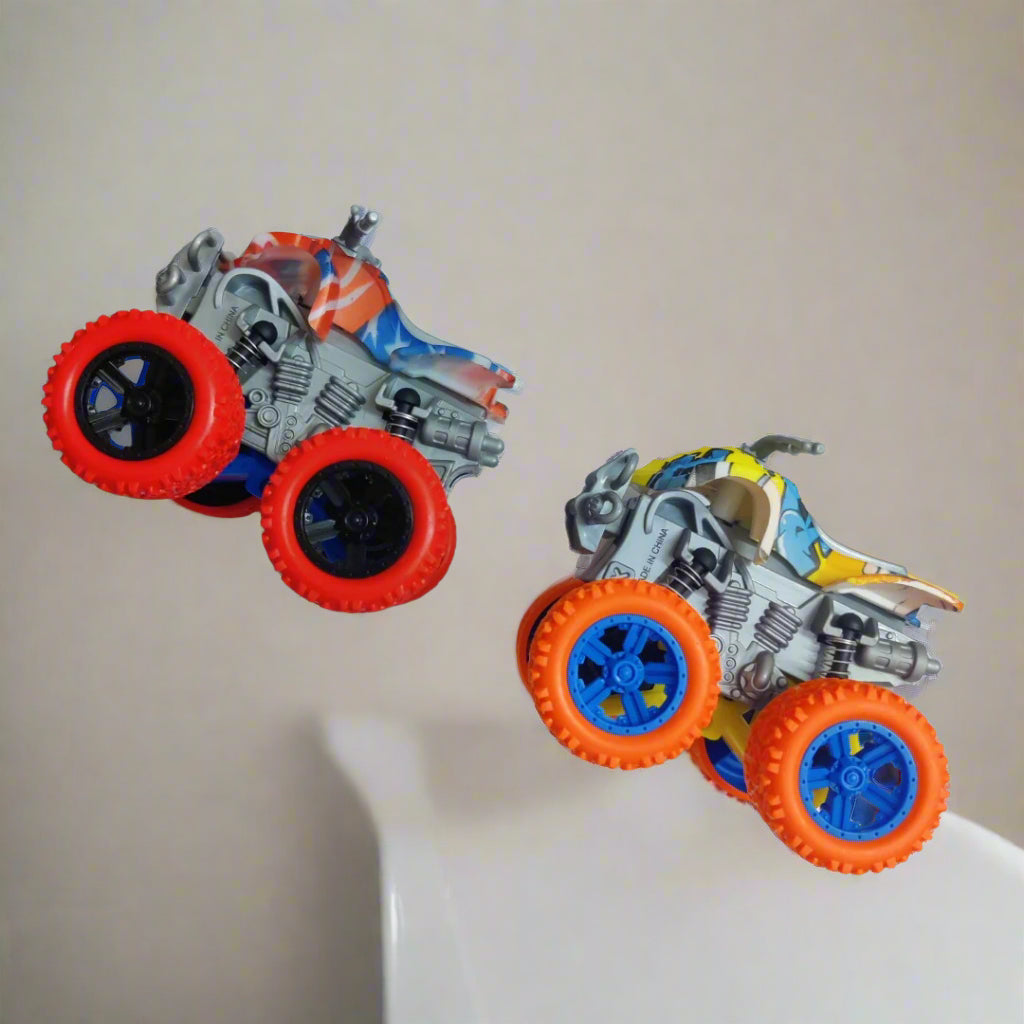 Monster Quad Bike Toy and Keychain for Kids – Friction Power Stunt Vehicle