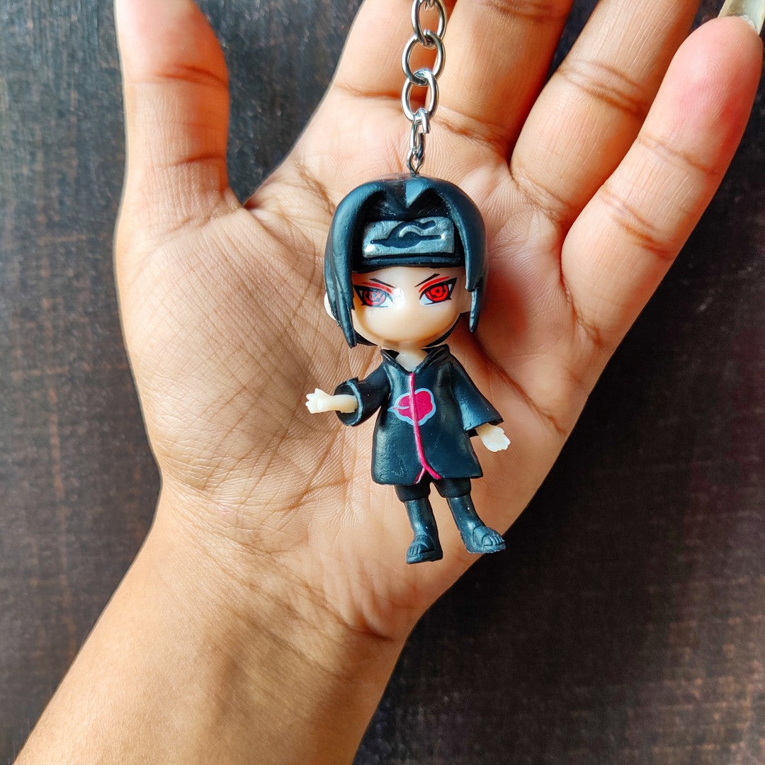 Mini Naruto Character Keychain Set (6 Pieces)