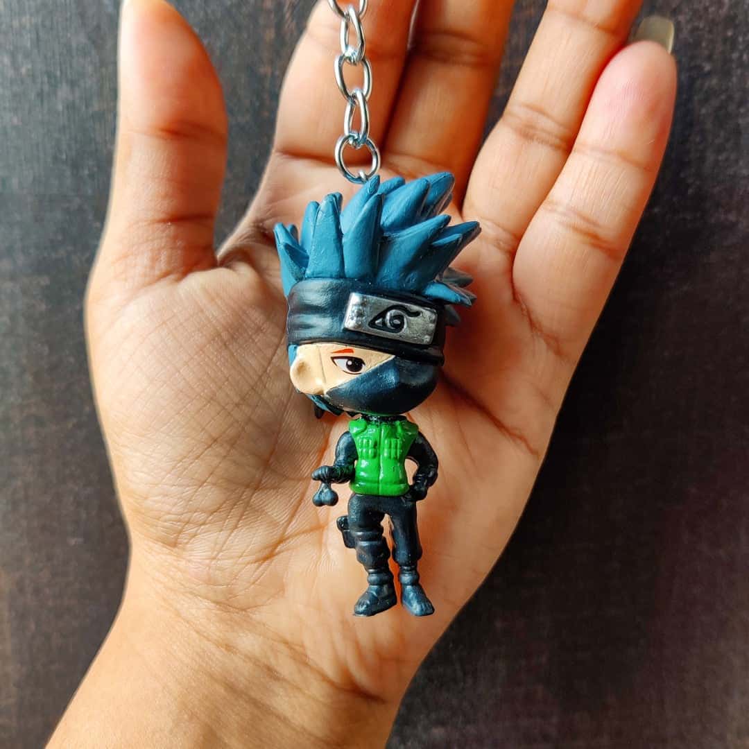 Mini Naruto Character Keychain Set (6 Pieces)