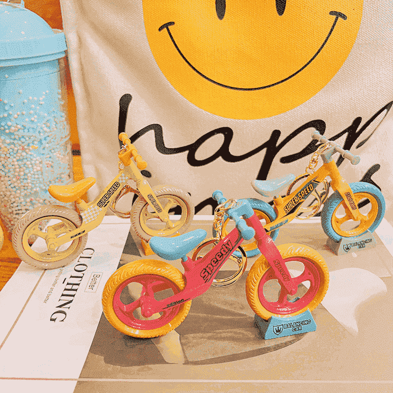 Quirky Bicycle Home Decoration Keychain