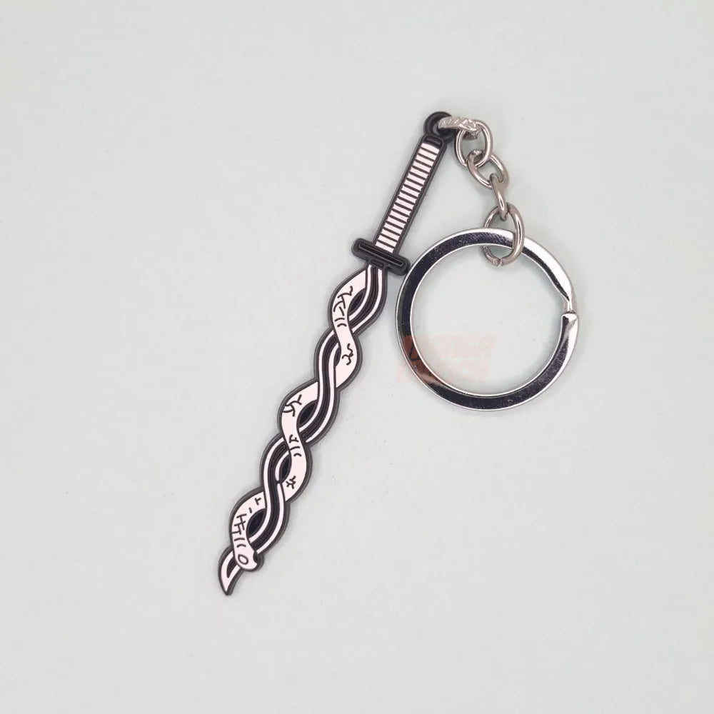 Obanai Iguro Metal Katana Keychain – Serpent Hashira Sword
