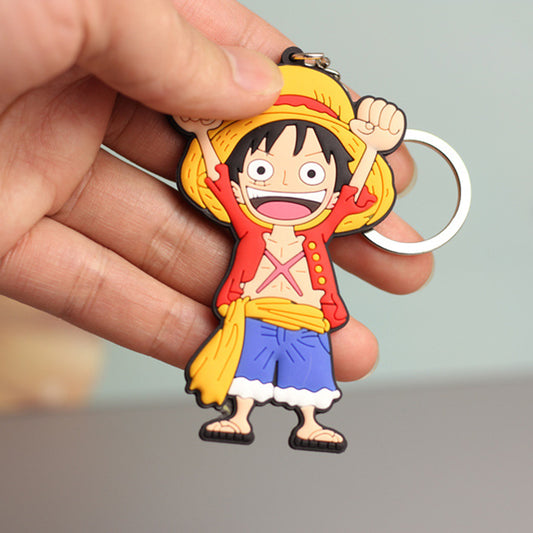 One Piece Rubber Keychain: Adorably Epic Adventures Await!