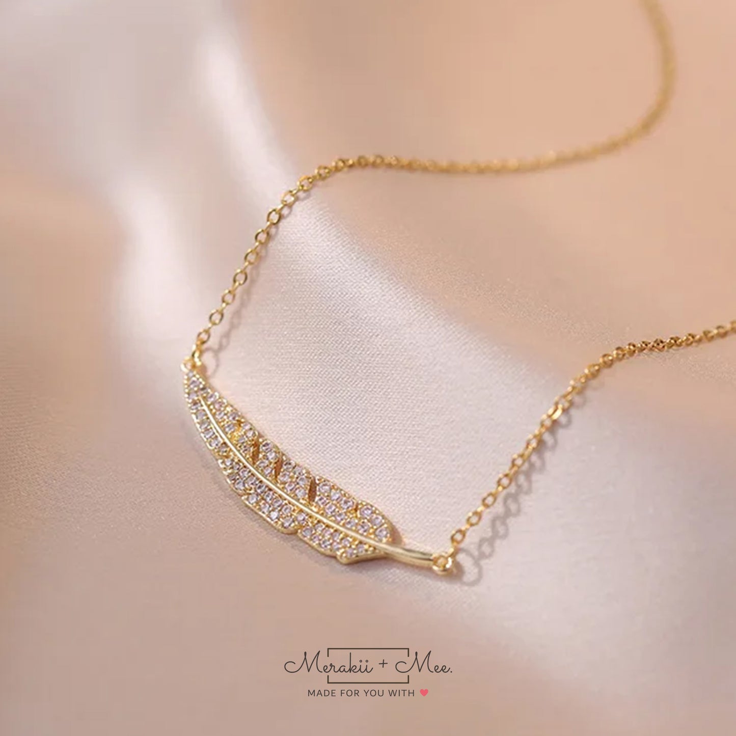 Parnika Leaf inspired Necklace