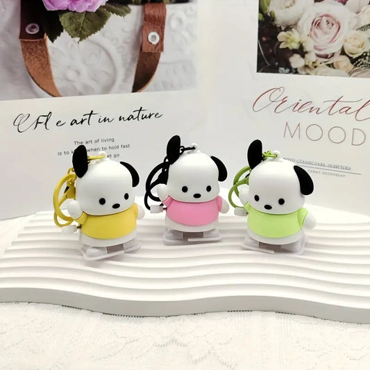 Sanrio Pochacco Winding Walking Keychain
