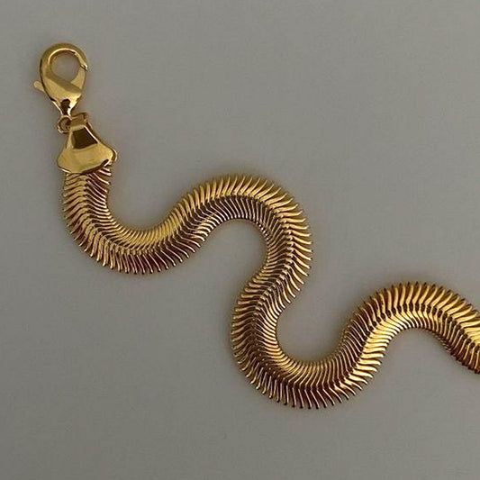 Liquid Gold Snake Chain Necklace