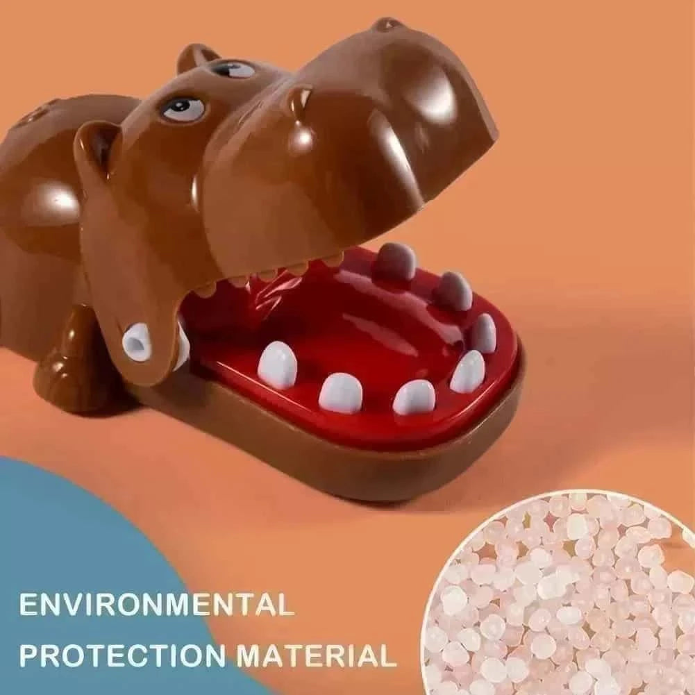 Tricky Finger Trapping Toy Keychain | Alligator | Hippo | Shark