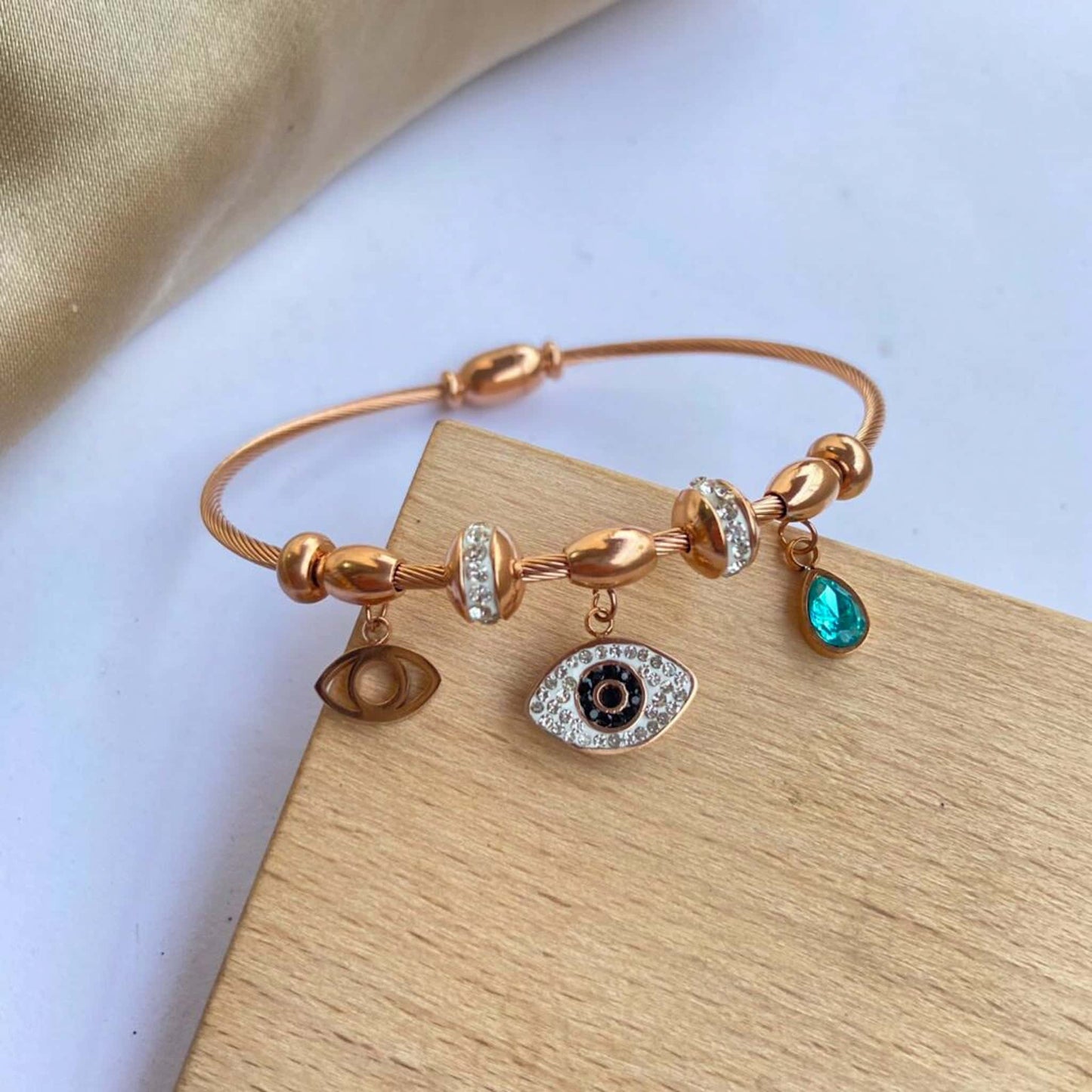 Mystic Eye Attraction Chain Kada Bracelet