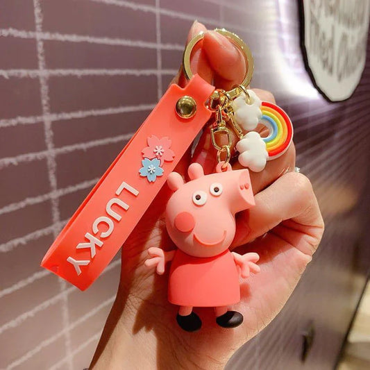 Peppa Pig Keychain with Strap