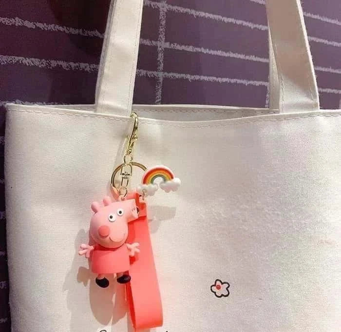 Peppa Pig Keychain with Strap