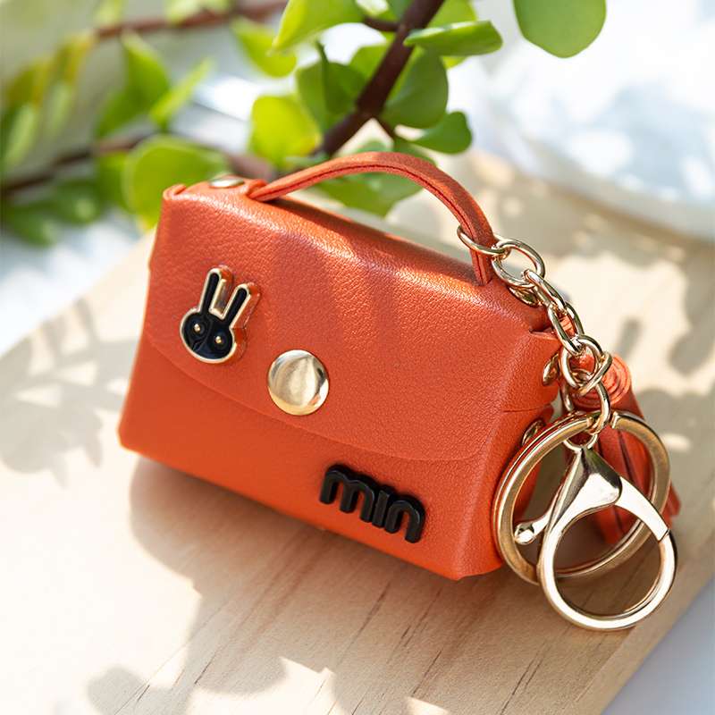 Designer Handbag Keychain - Mini Coin Purse & Airpods Earphone Storage