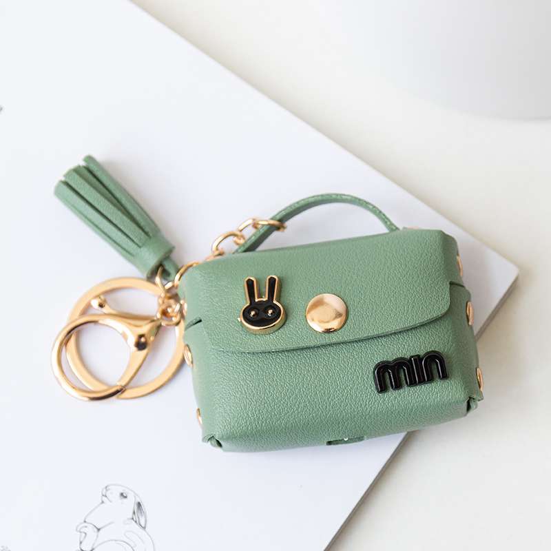 Designer Handbag Keychain - Mini Coin Purse & Airpods Earphone Storage