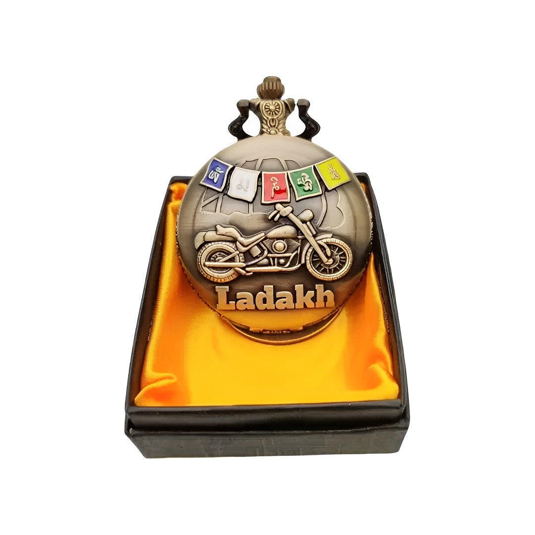 Ladakh Vintage Pocket Watch Keychain