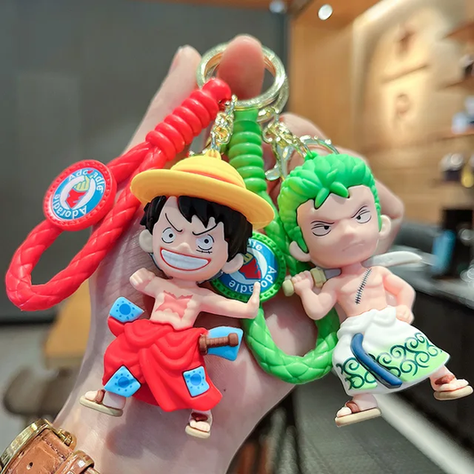 One Piece Japanese Manga Series 3D Rubber Keychain
