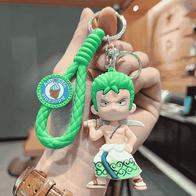 One Piece Japanese Manga Series 3D Rubber Keychain