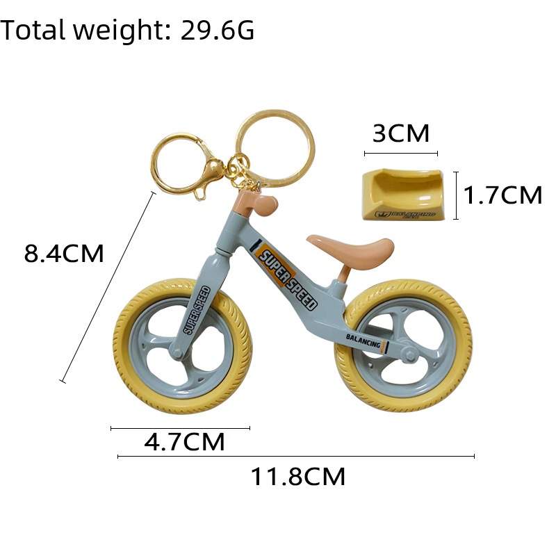 Quirky Bicycle Home Decoration Keychain