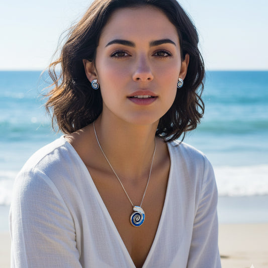 Coastal Charm Necklace & Earring Set