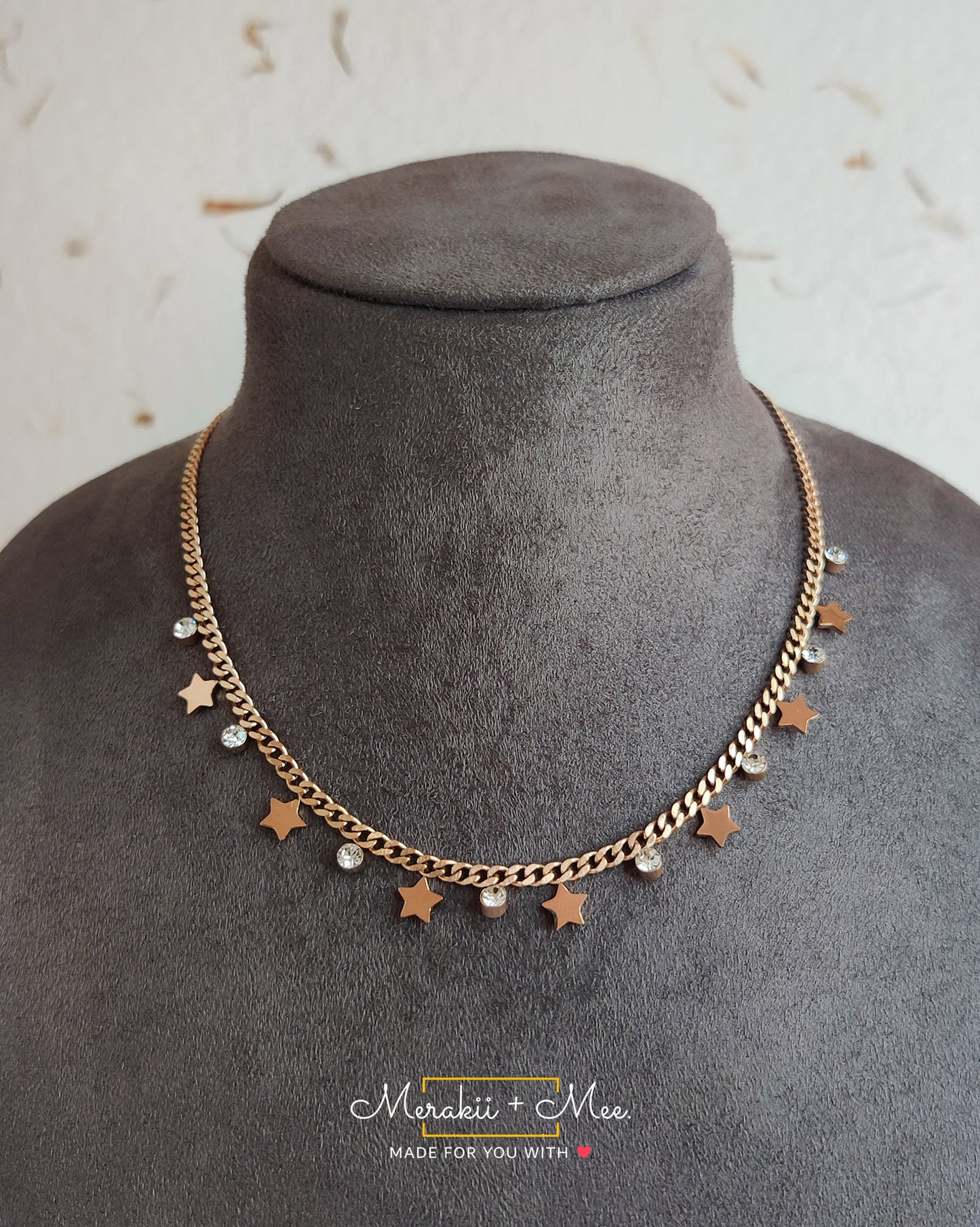 Stars & Diamond Necklace