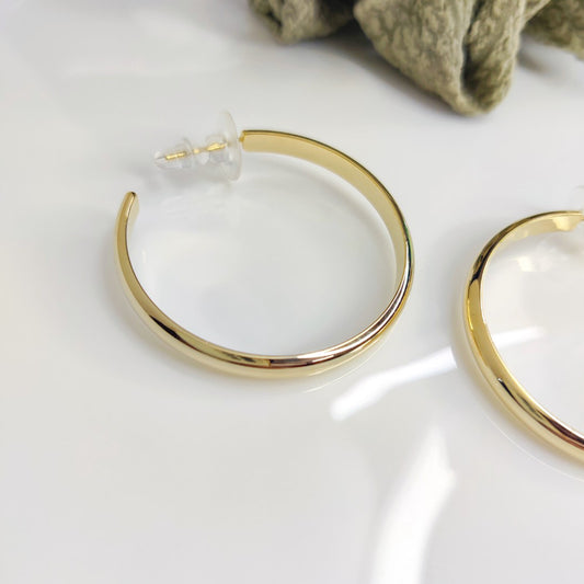 Gold Basic Hoops