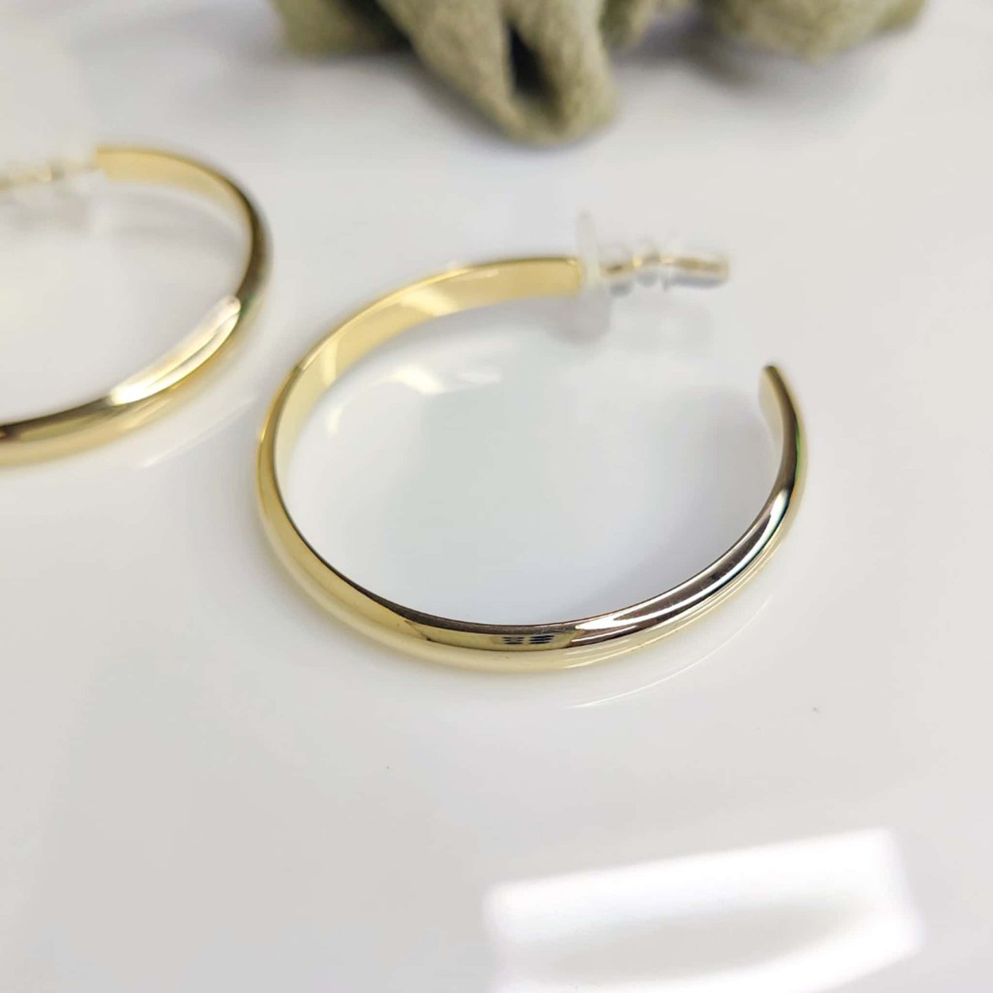 Gold Basic Hoops