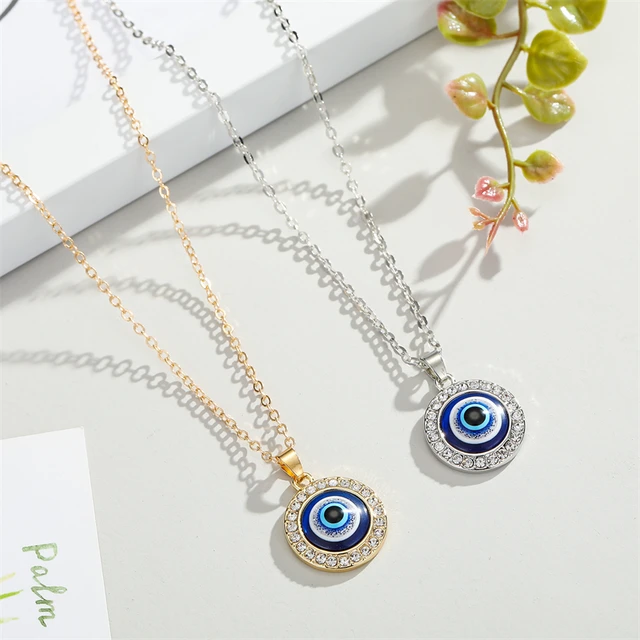Bleu Evil Eye Necklace