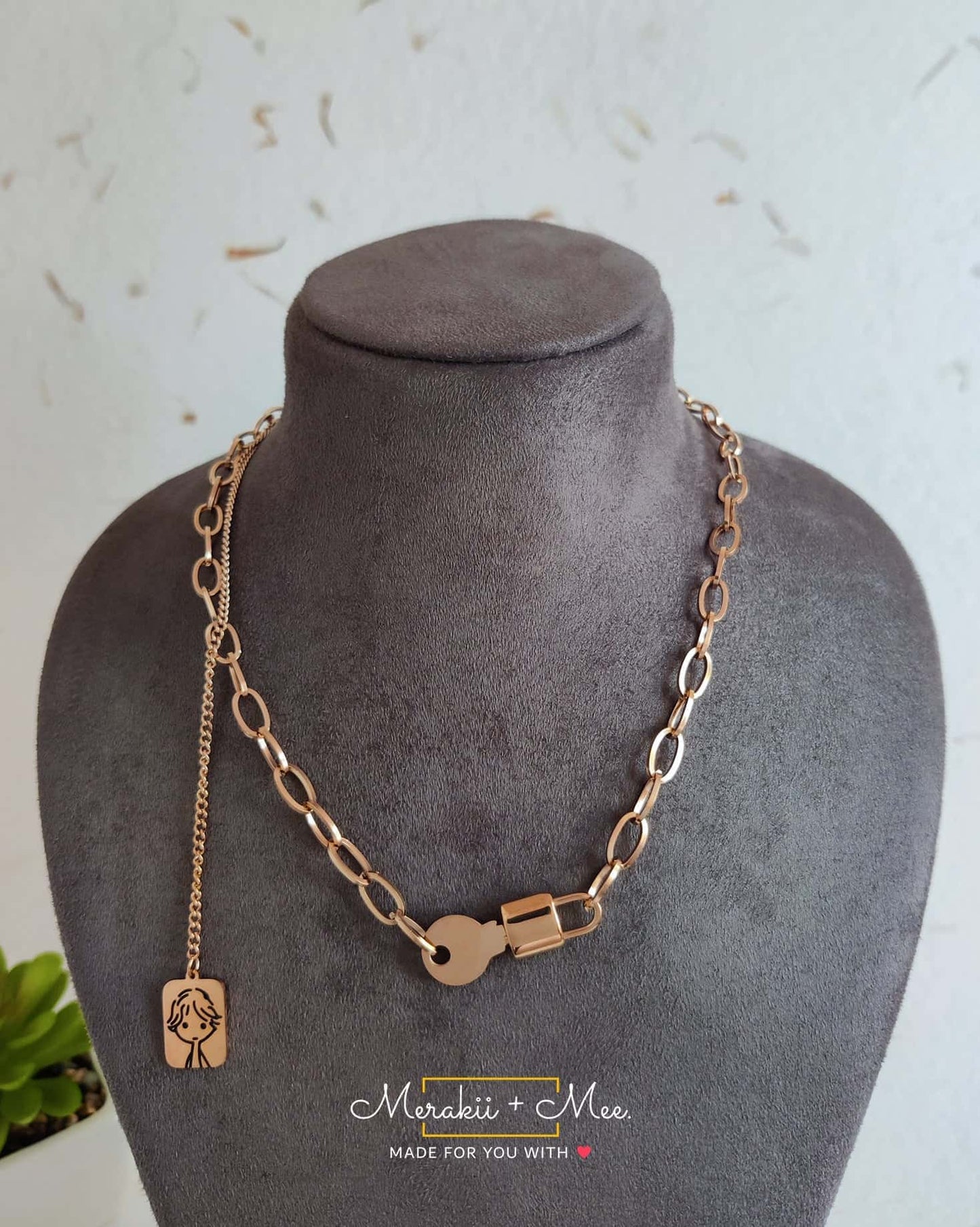 Lock & Key Necklace