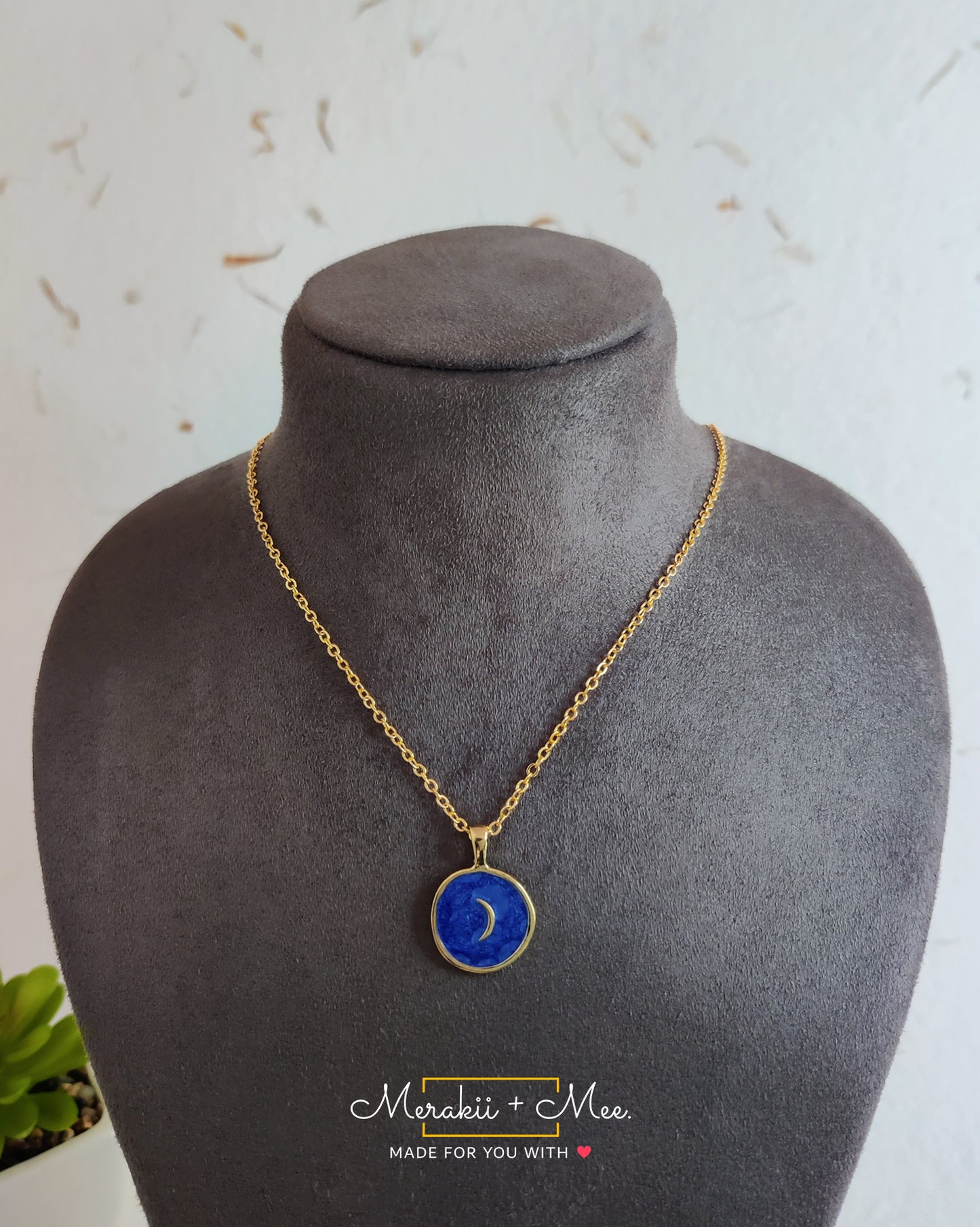 Night Moon - Galaxy Charm Necklace