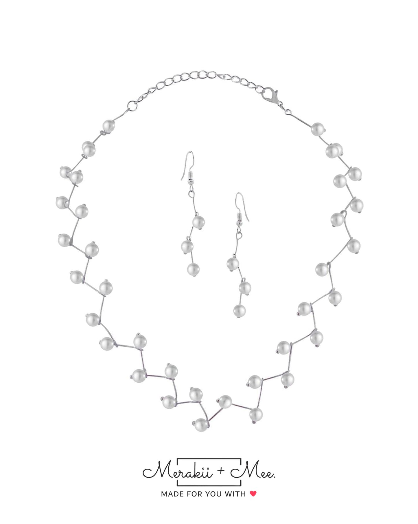 Pearl Link Choker Necklace