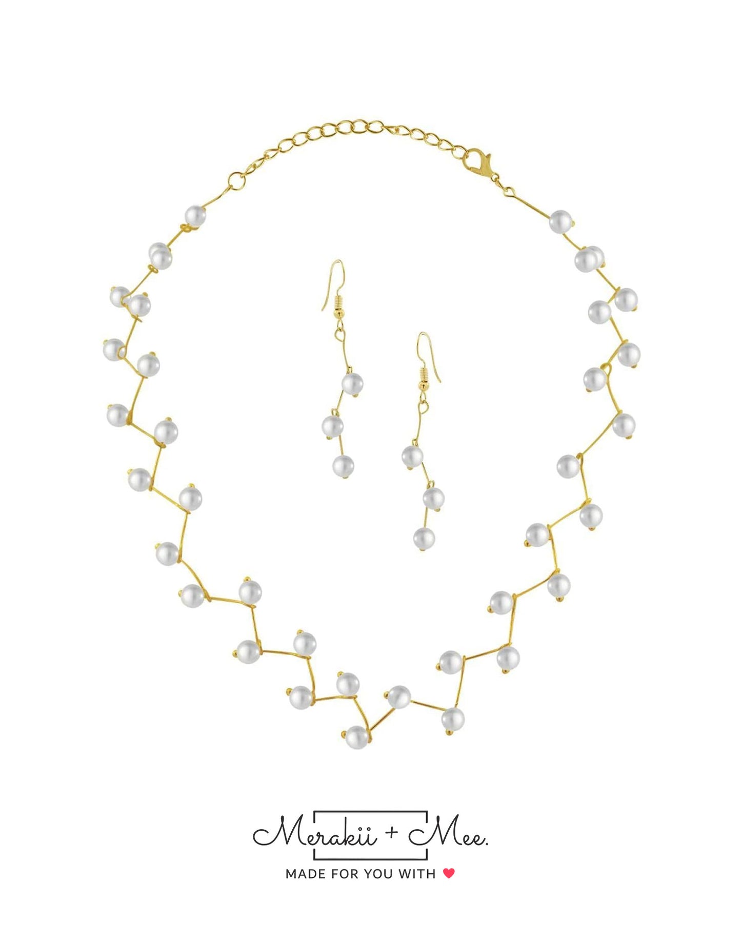Pearl Link Choker Necklace