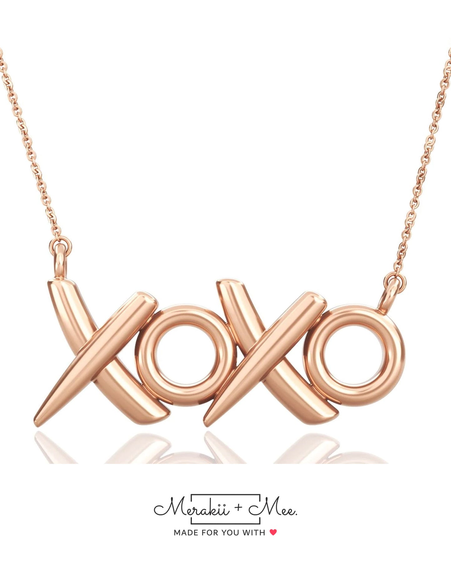XOXO: Hugs & Kisses Pendant Necklace