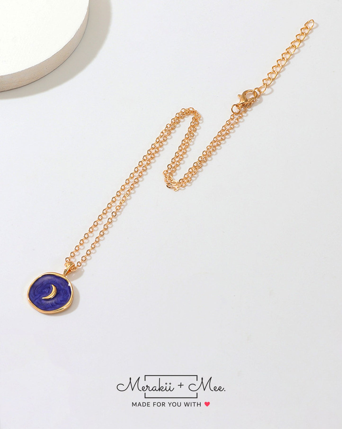 Night Moon - Galaxy Charm Necklace