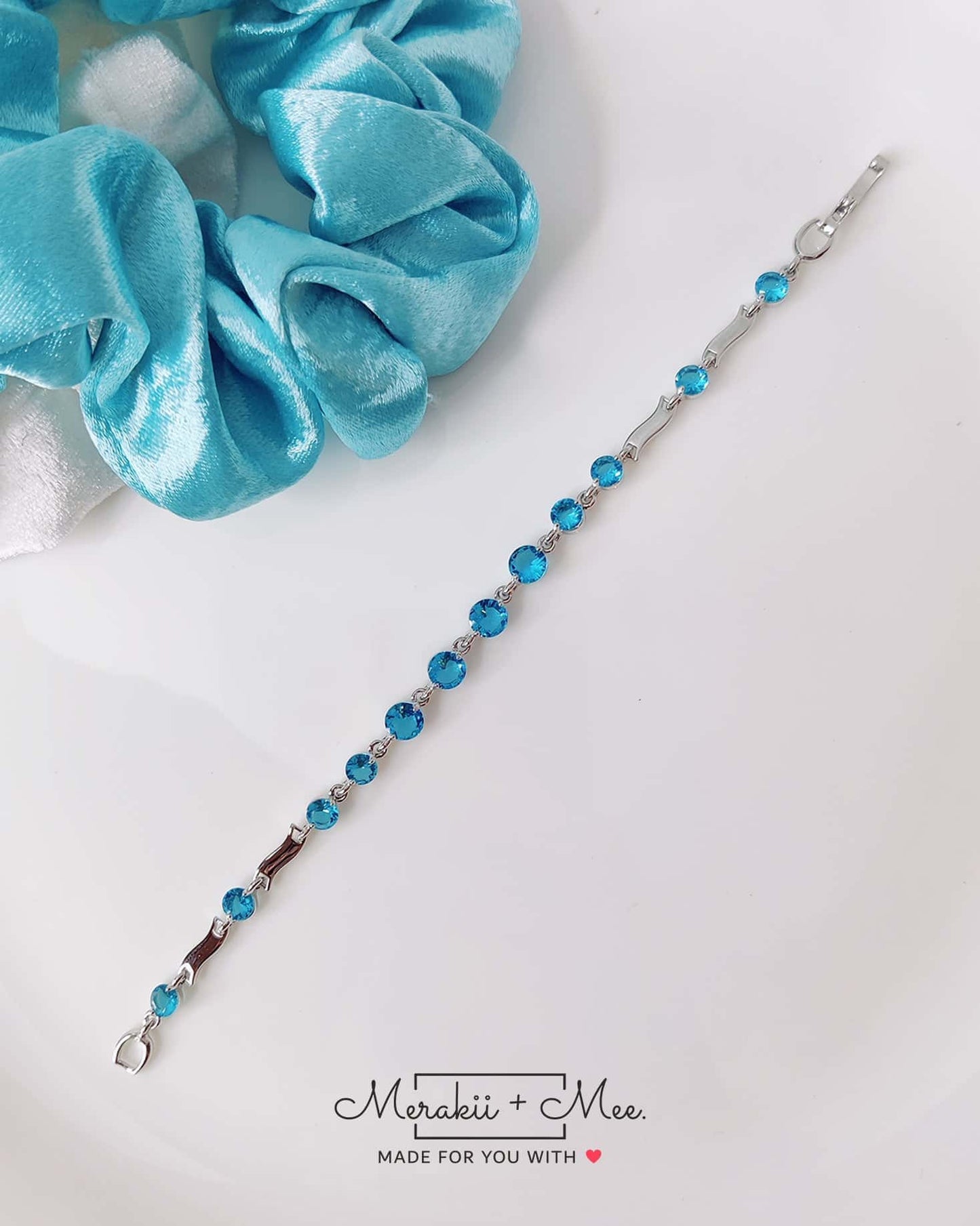 Charlotte's Blue Diamond Bracelet