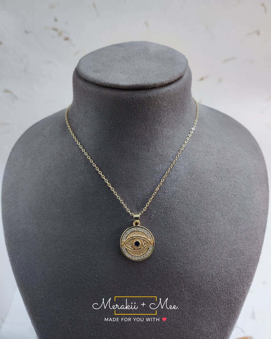 Turkish Golden Evil Eye