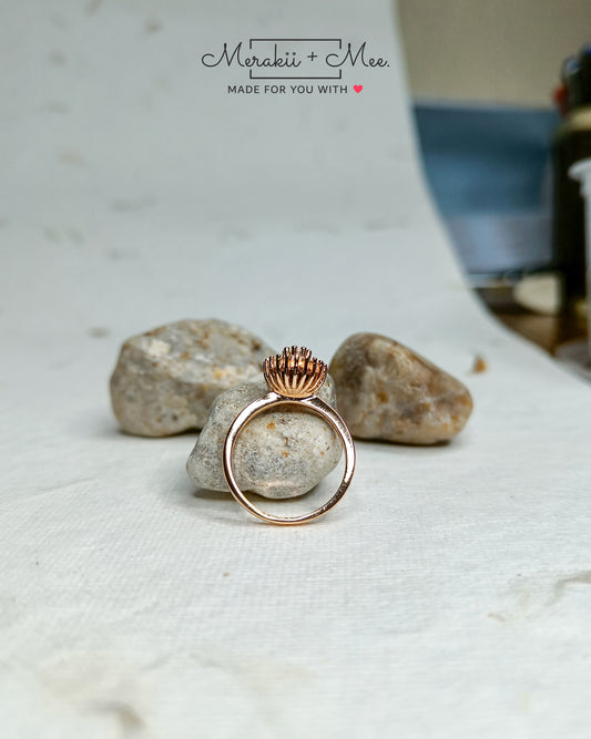 Sparkling Flower Ring