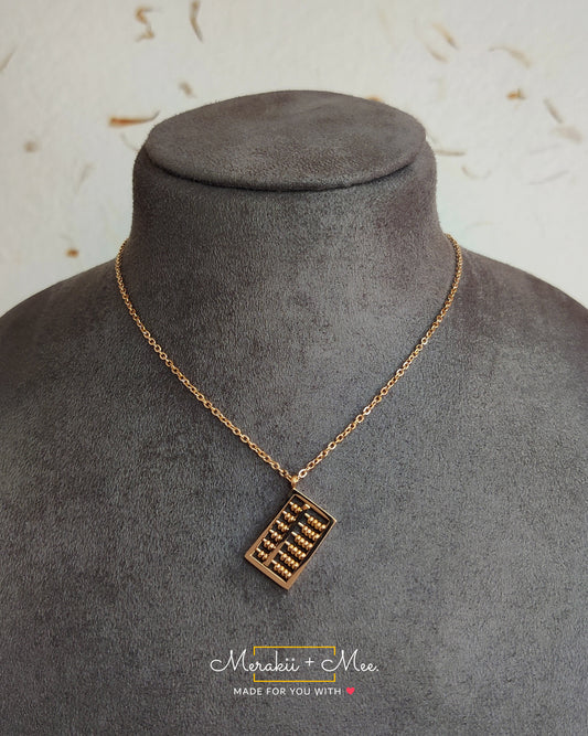 Abacus Necklace