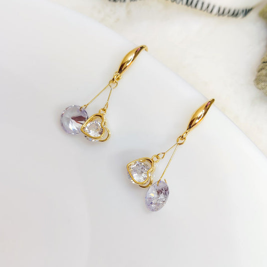Elegant Korean Drop Earrings