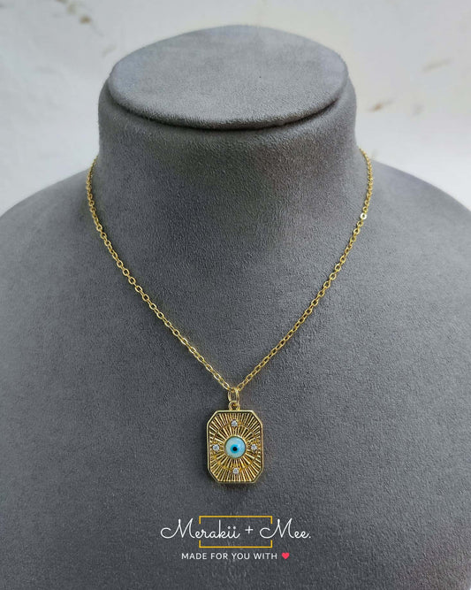 Faith Evil Eye Necklace