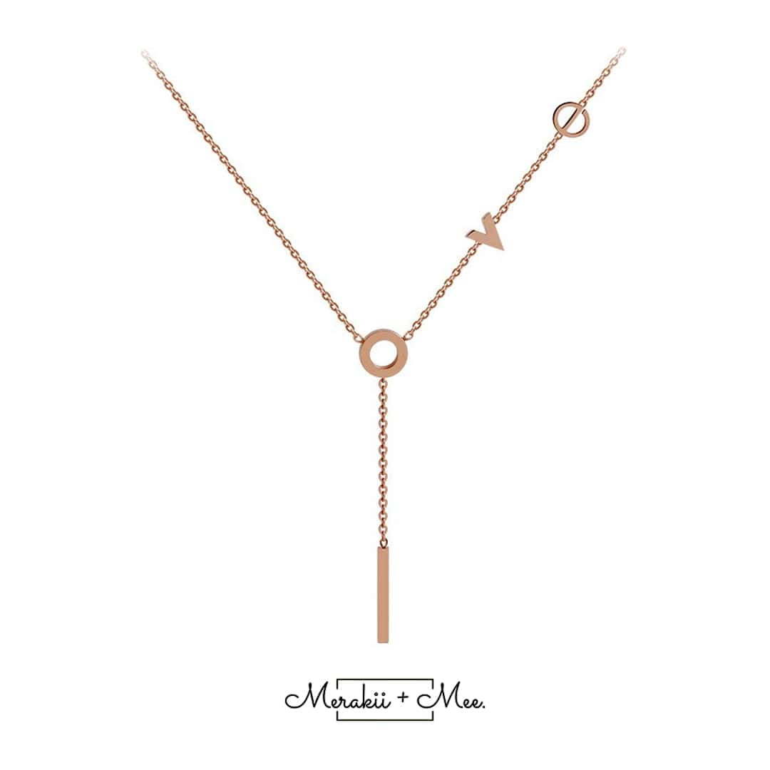 Love Letters Tassels Necklace